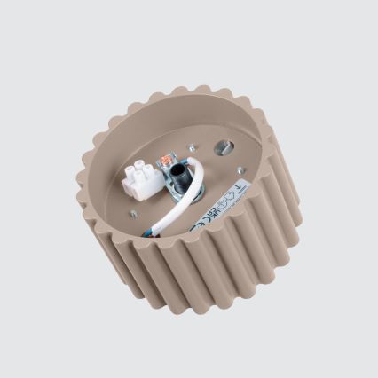 Oprawa punktowa AURA 1xGX53/10W/230V śr. 10 cm taupe