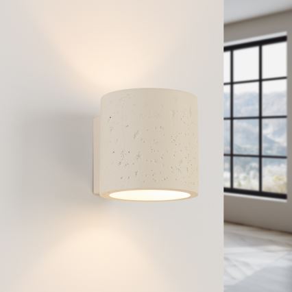 Kinkiet punktowy ORBIS 1xG9/8W/230V beton/kremowy