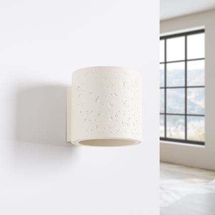 Kinkiet punktowy ORBIS 1xG9/8W/230V beton/kremowy