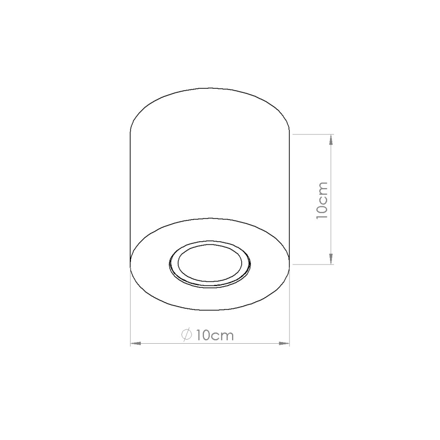 Oprawa punktowa ORBIS 1xGU10/10W/230V betonowa/kremowa