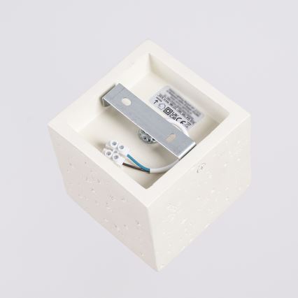 Oprawa punktowa QUAD 1xGU10/10W/230V beton/kremowa