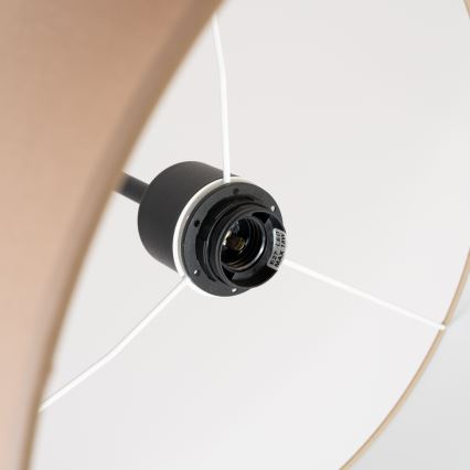 Lampa wisząca na lince NEVIA 1xE27/15W/230V Ø 40 cm taupe