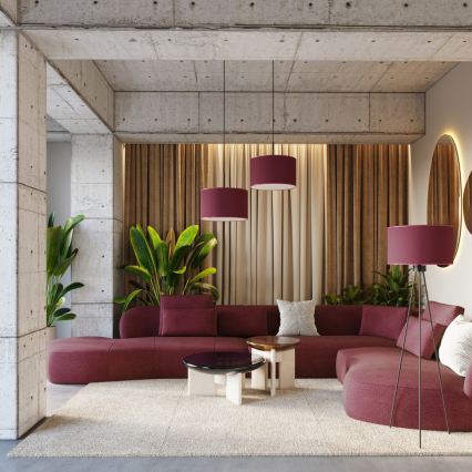 Lampa stojąca NEVIA 1xE27/15W/230V czerwona