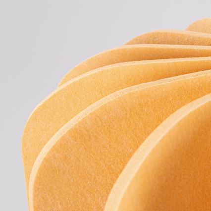 Lampa wisząca na przewodzie MULA 1xE27/15W/230V śr. 45 cm żółta