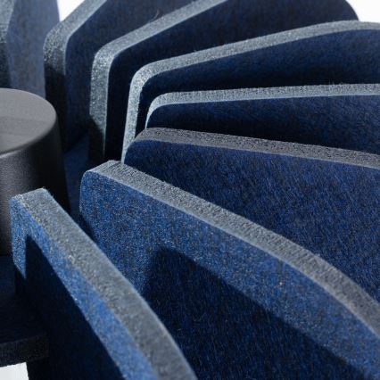 Żyrandol na linkach MULA 1xE27/15W/230V śr. 45 cm niebieski