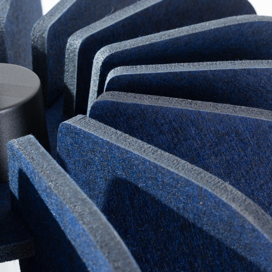 Żyrandol na linkach MULA 1xE27/15W/230V śr. 45 cm niebieski