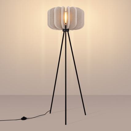 Lampa stojąca MULA 1xE27/15W/230V kremowa