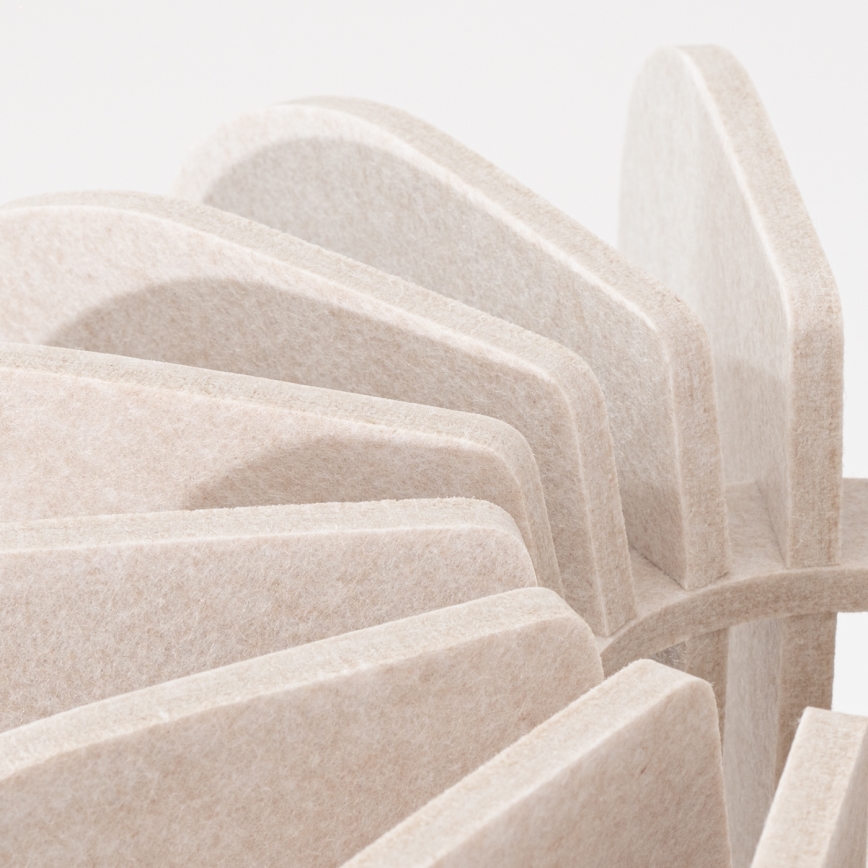 Lampa stojąca MULA 1xE27/15W/230V kremowa