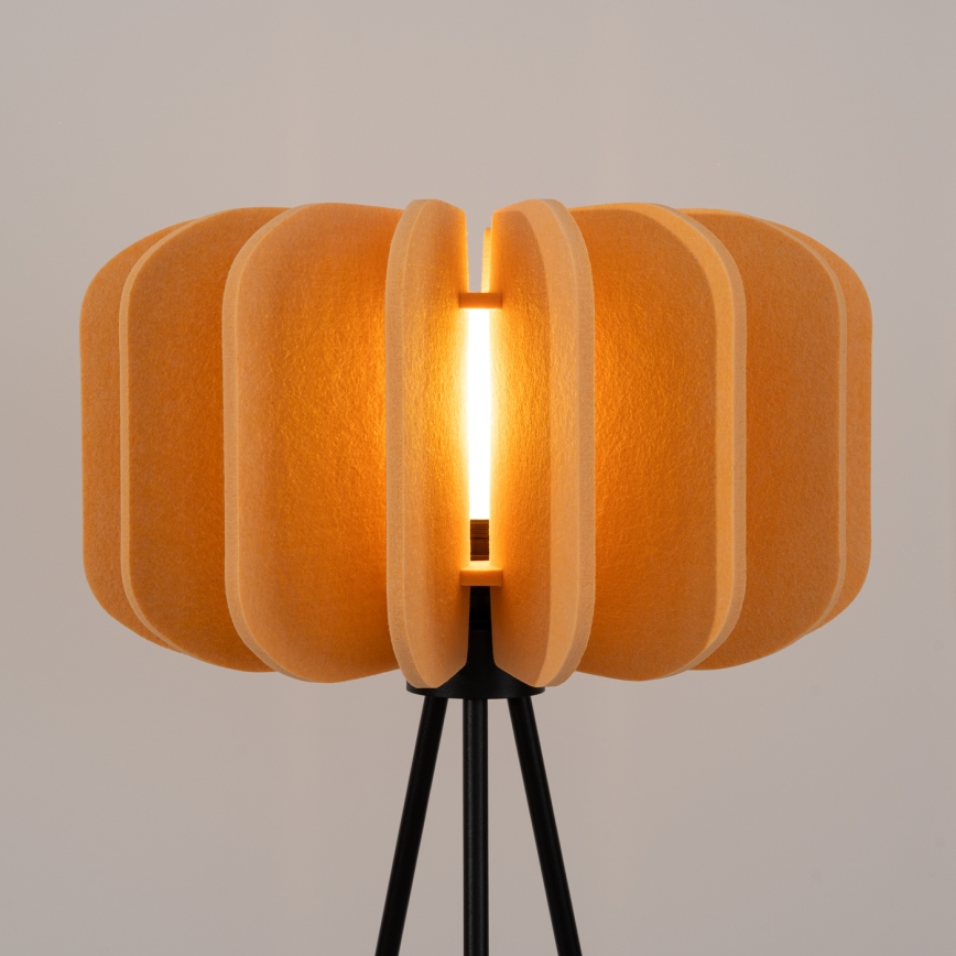 Lampa stojąca MULA 1xE27/15W/230V żółta