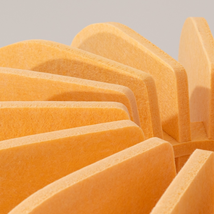 Lampa stojąca MULA 1xE27/15W/230V żółta