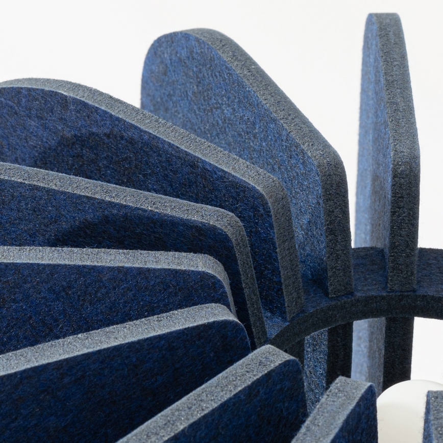 Lampa stojąca MULA 1xE27/15W/230V niebieska