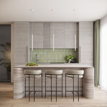 Lampa wisząca na lince ARCHE 2xG9/8W/230V biała