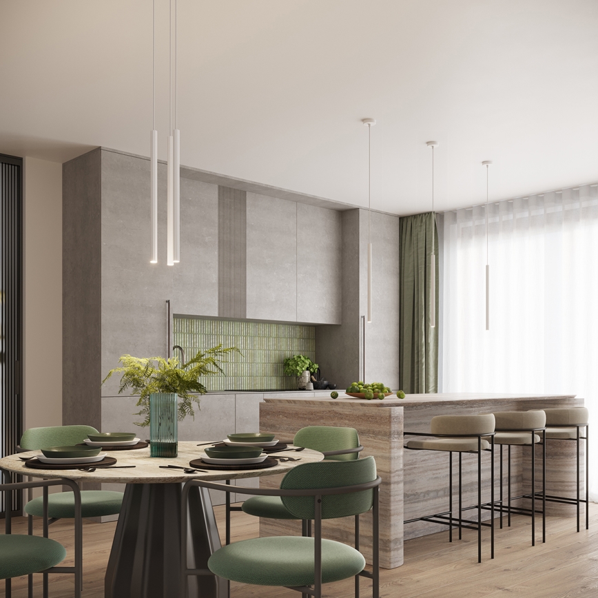 Lampa wisząca na lince ARCHE 2xG9/8W/230V biała