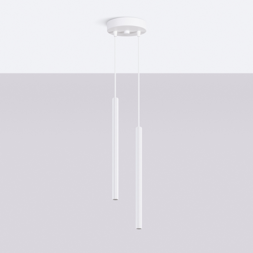 Lampa wisząca na lince ARCHE 2xG9/8W/230V biała