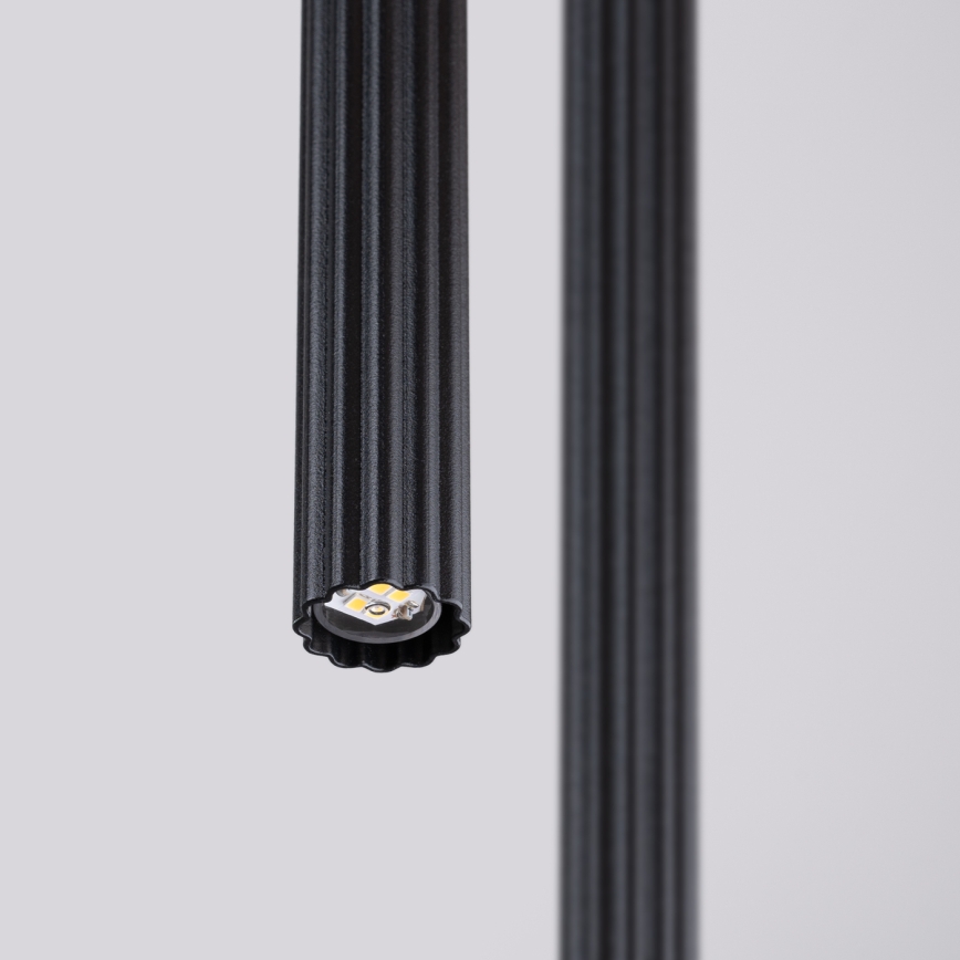 Żyrandol na przewodzie ARCHE 2xG9/8W/230V czarny