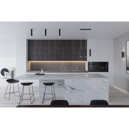 Lampa wisząca na lince LAGOS 2xGU10/10W/230V czarna