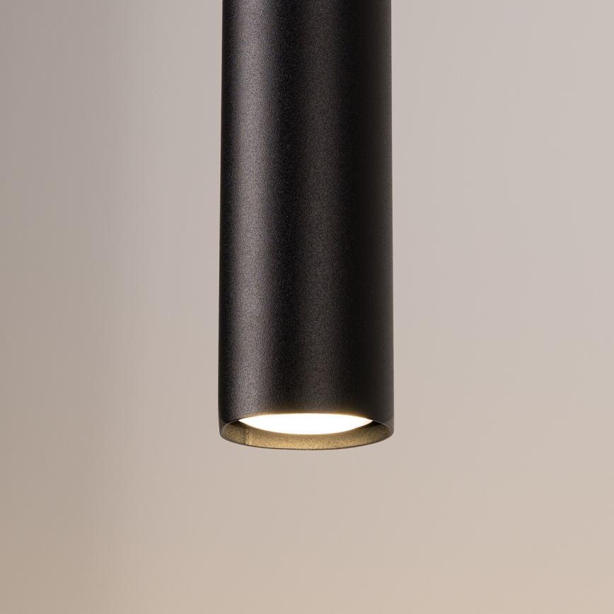 Lampa wisząca na lince LAGOS 2xGU10/10W/230V czarna