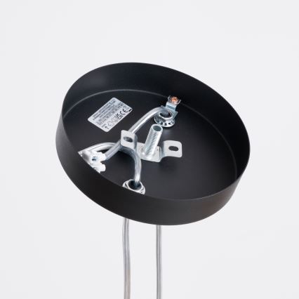 Lampa wisząca na lince LAGOS 2xGU10/10W/230V czarna