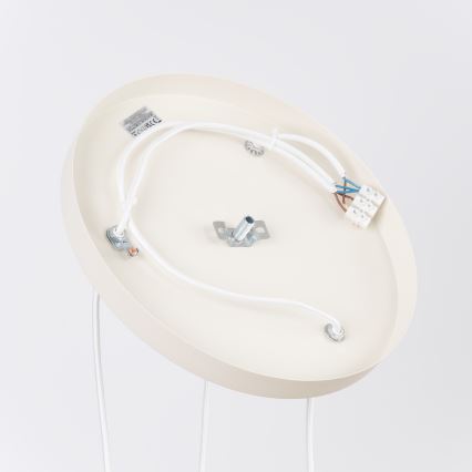 Žyrandol na przewodzie ESTRIA 3xE14/10W/230V śr. 30 cm kremowy