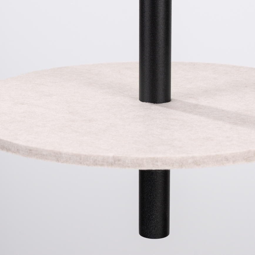 Lampa wisząca na lince FELTRO 1xG9/8W/230V czarna/kremowa