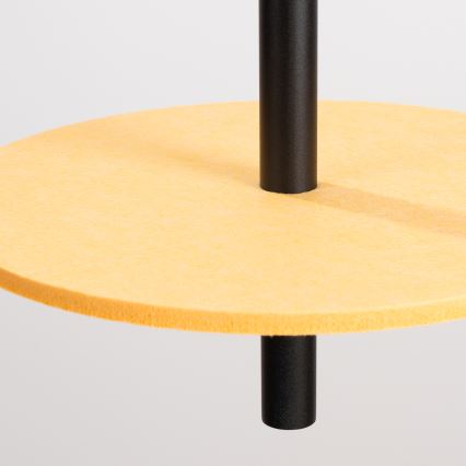 Lampa wisząca na lince FELTRO 1xG9/8W/230V czarny/żółty