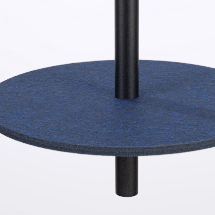 Lampa wisząca na przewodzie FELTRO 1xG9/8W/230V czarna/niebieska