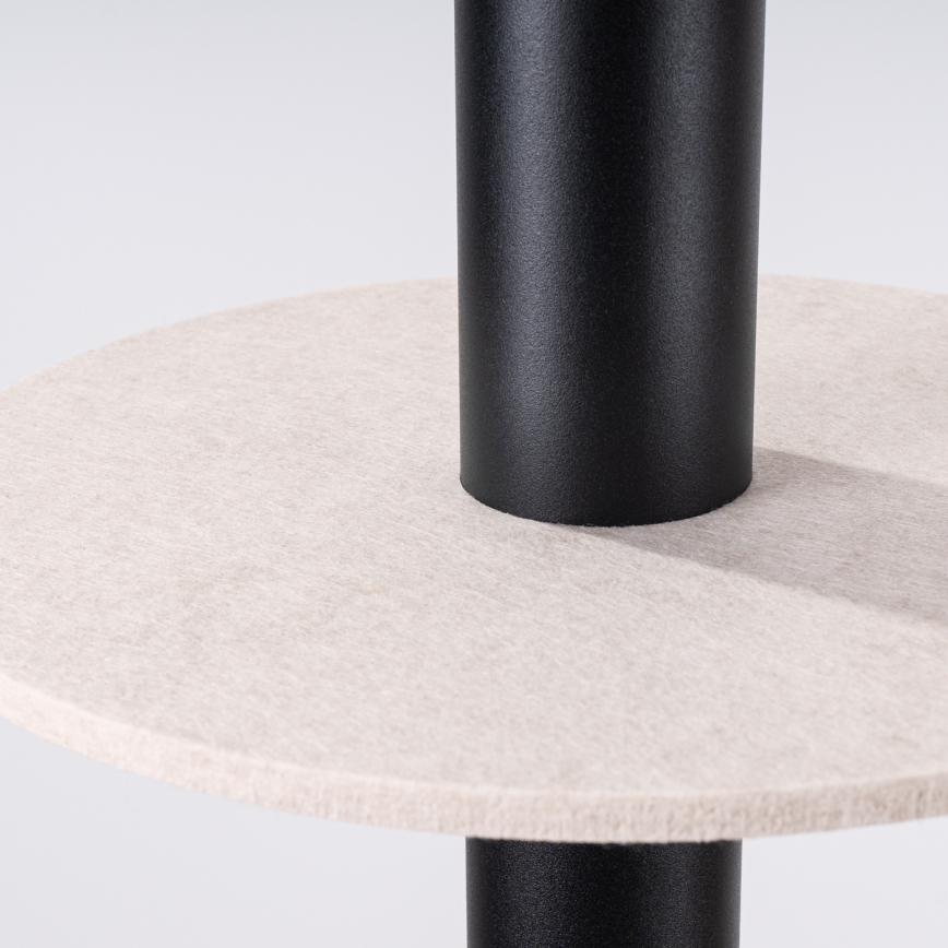 Lampa wisząca na lince PELTA 1xGU10/10W/230V czarna/kremowa