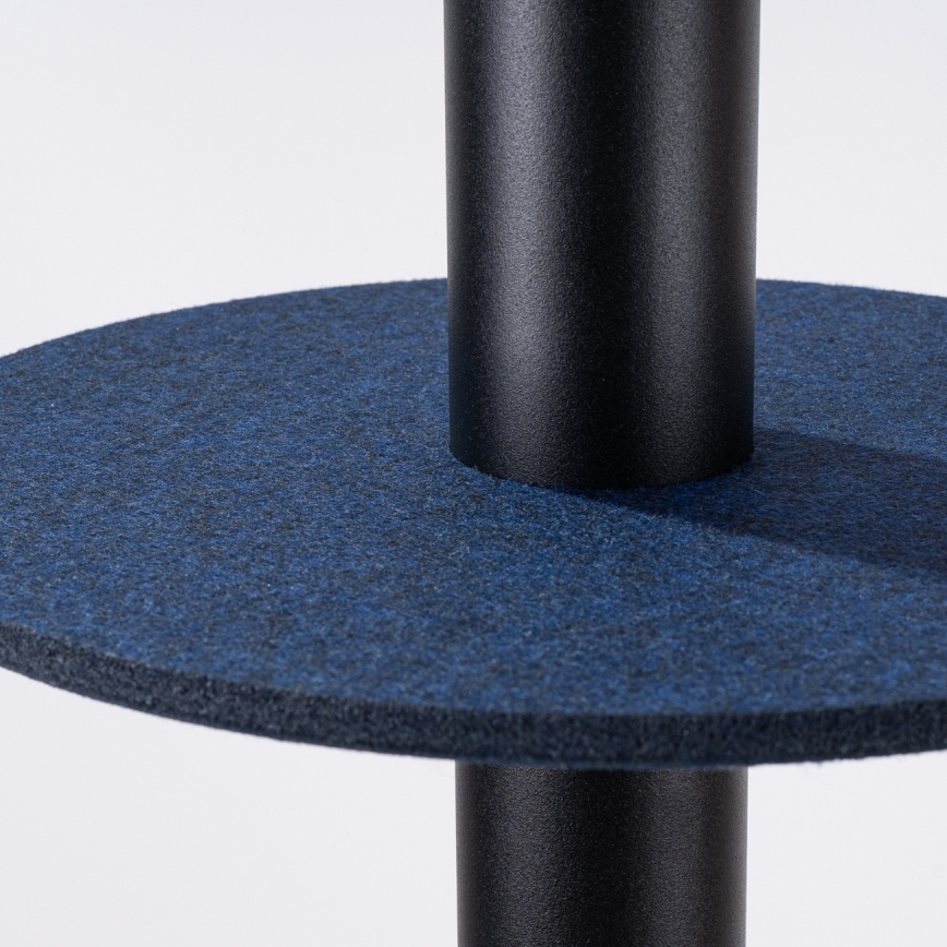 Lampa wisząca na przewodzie PELTA 1xGU10/10W/230V czarna/niebieska