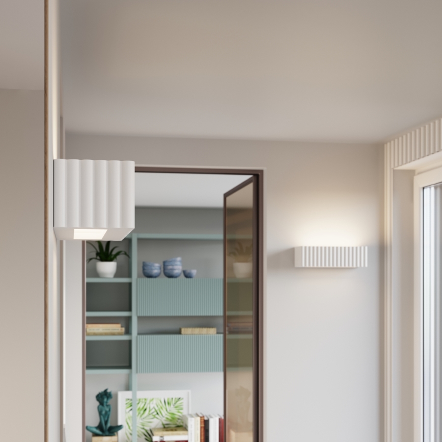 Kinkiet RIGATA 1xE27/15W/230V ceramiczny/biały