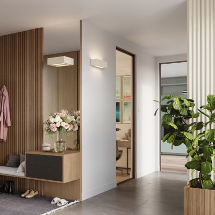 Kinkiet RIGATA 1xE27/15W/230V ceramika/kremowy