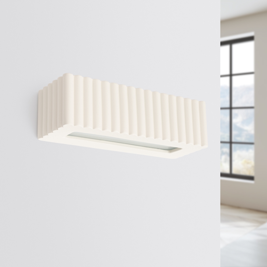 Kinkiet RIGATA 1xE27/15W/230V ceramika/kremowy