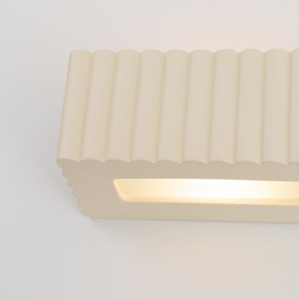 Kinkiet RIGATA 1xE27/15W/230V ceramika/kremowy