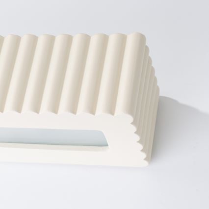 Kinkiet RIGATA 1xE27/15W/230V ceramika/kremowy