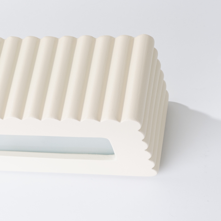 Kinkiet RIGATA 1xE27/15W/230V ceramika/kremowy