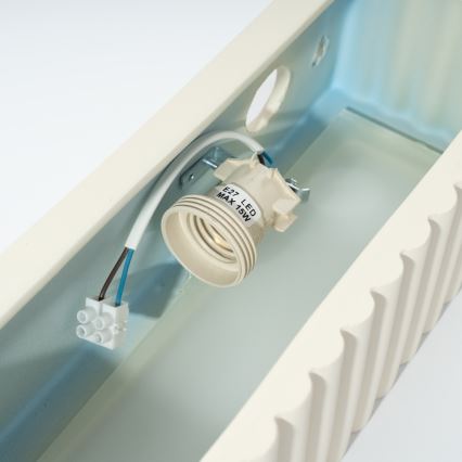 Kinkiet RIGATA 1xE27/15W/230V ceramika/kremowy