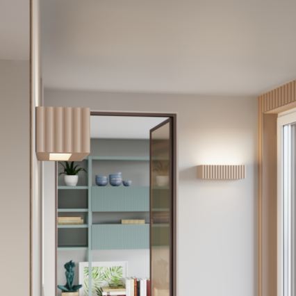 Kinkiet RIGATA 1xE27/15W/230V ceramika/taupe