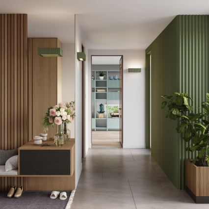 Kinkiet RIGATA 1xE27/15W/230V ceramiczny/zielony