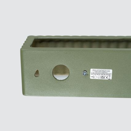 Kinkiet RIGATA 1xE27/15W/230V ceramiczny/zielony