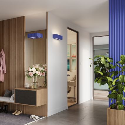 Kinkiet ścienny RIGATA 1xE27/15W/230V ceramika/niebieski