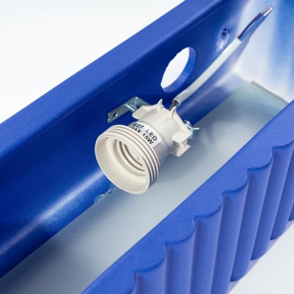 Kinkiet ścienny RIGATA 1xE27/15W/230V ceramika/niebieski