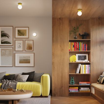 Kinkiet łazienkowy ZORI 1xG9/8W/230V IP44 żółty