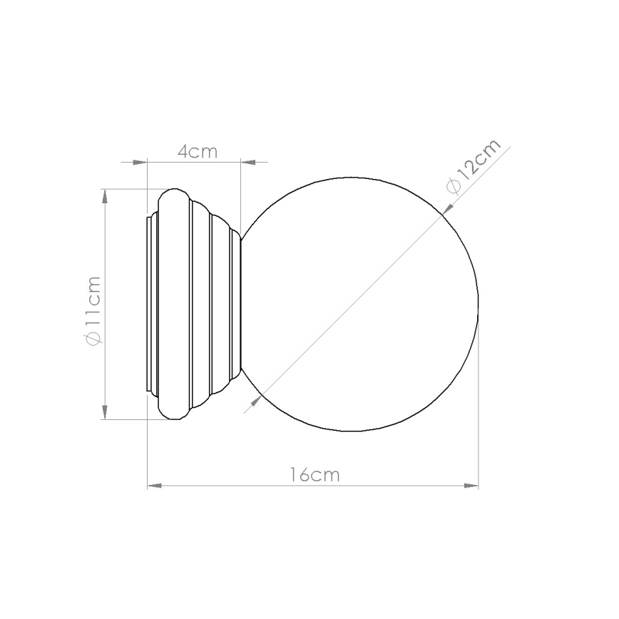 Kinkiet łazienkowy ZORI 1xG9/8W/230V IP44 żółty