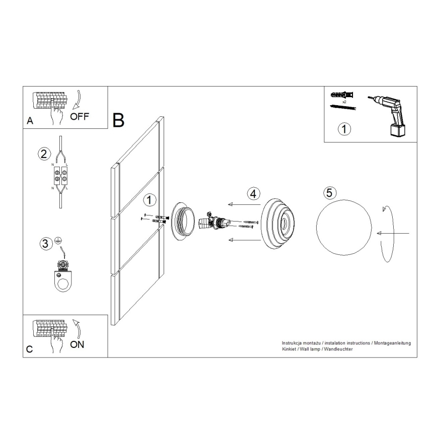 Kinkiet łazienkowy ZORI 1xG9/8W/230V IP44 zielony