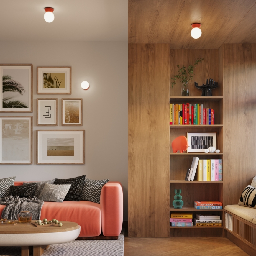 Kinkiet łazienkowy ZORI 1xG9/8W/230V IP44 różowy