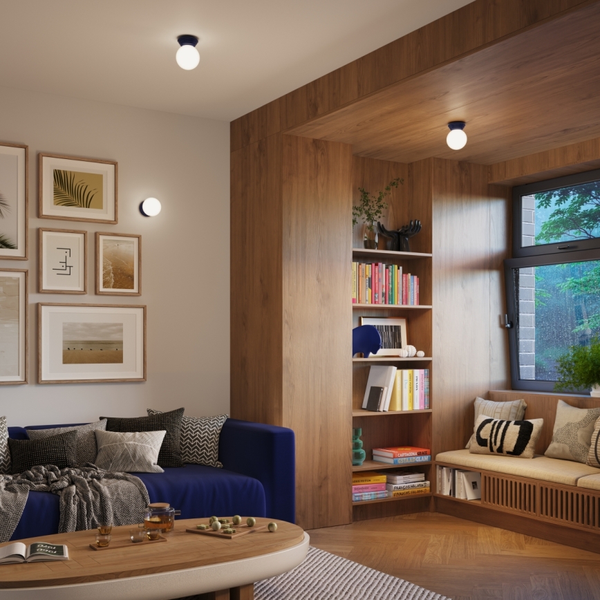 Kinkiet łazienkowy ZORI 1xG9/8W/230V IP44 niebieski