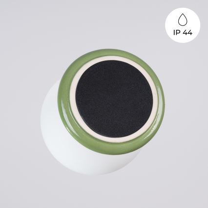 Lampa sufitowa łazienkowa ZORI 1xG9/8W/230V śr. 12 cm IP44 zielona