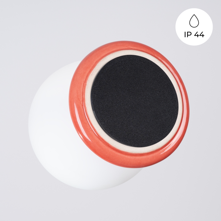 Plafon łazienkowy ZORI 1xG9/8W/230V Ø 12 cm IP44 różowy