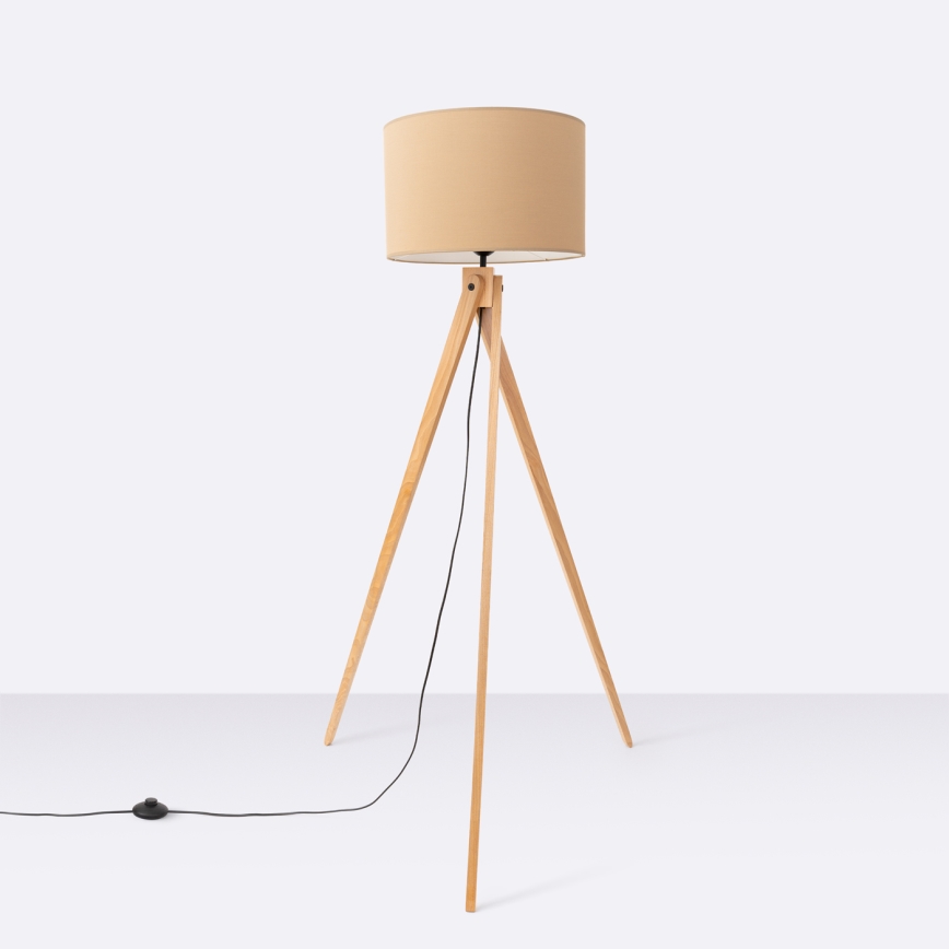 Lampa stojąca NATT 1xE27/15W/230V taupe