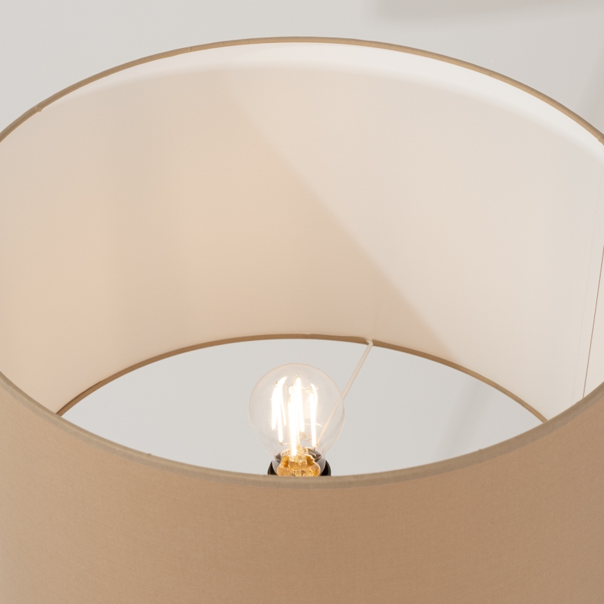 Lampa stojąca NATT 1xE27/15W/230V taupe