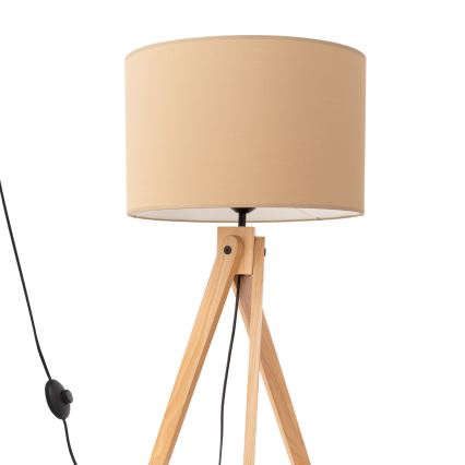 Lampa stojąca NATT 1xE27/15W/230V taupe